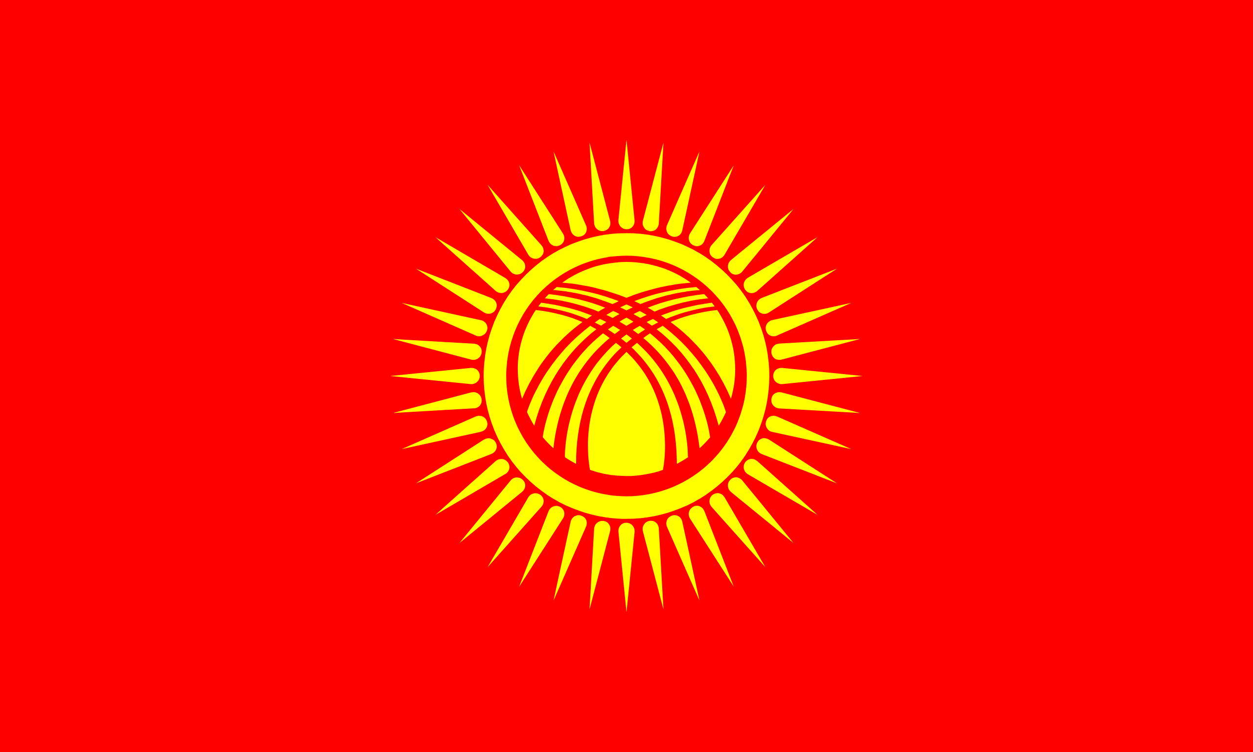 Flag of Kyrgyzstan